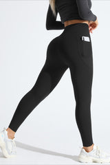 High-Rise Fleece Lined Side Pocket Leggings