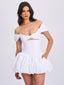Umika White Bubble Charming Hem Mini Dress XXS / US Dresses