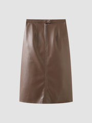 Eternity Nightshade Graceful PU Leather Skirt Skirts