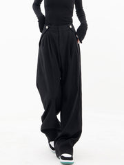Casual Wide Graceful Leg Pants Black / XS Pants