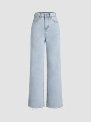 Denim Straight Graceful Leg Jeans Jeans