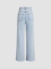 Denim Straight Graceful Leg Jeans Jeans