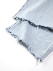Denim Straight Graceful Leg Jeans Jeans