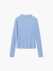 See Through Graceful Mesh Textured Shirt T Shirts