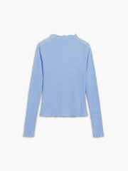 See Through Graceful Mesh Textured Shirt T Shirts