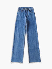 Denim Straight Graceful Leg Jeans Navy / XS Jeans