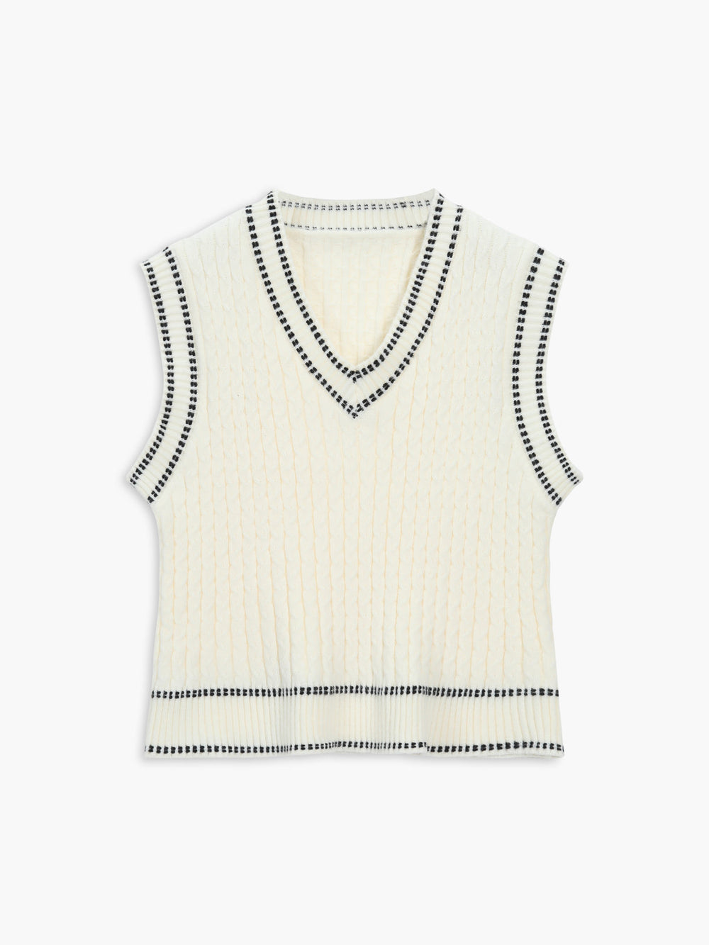 Weekend Wishes Graceful Sweater Vest Sweaters L