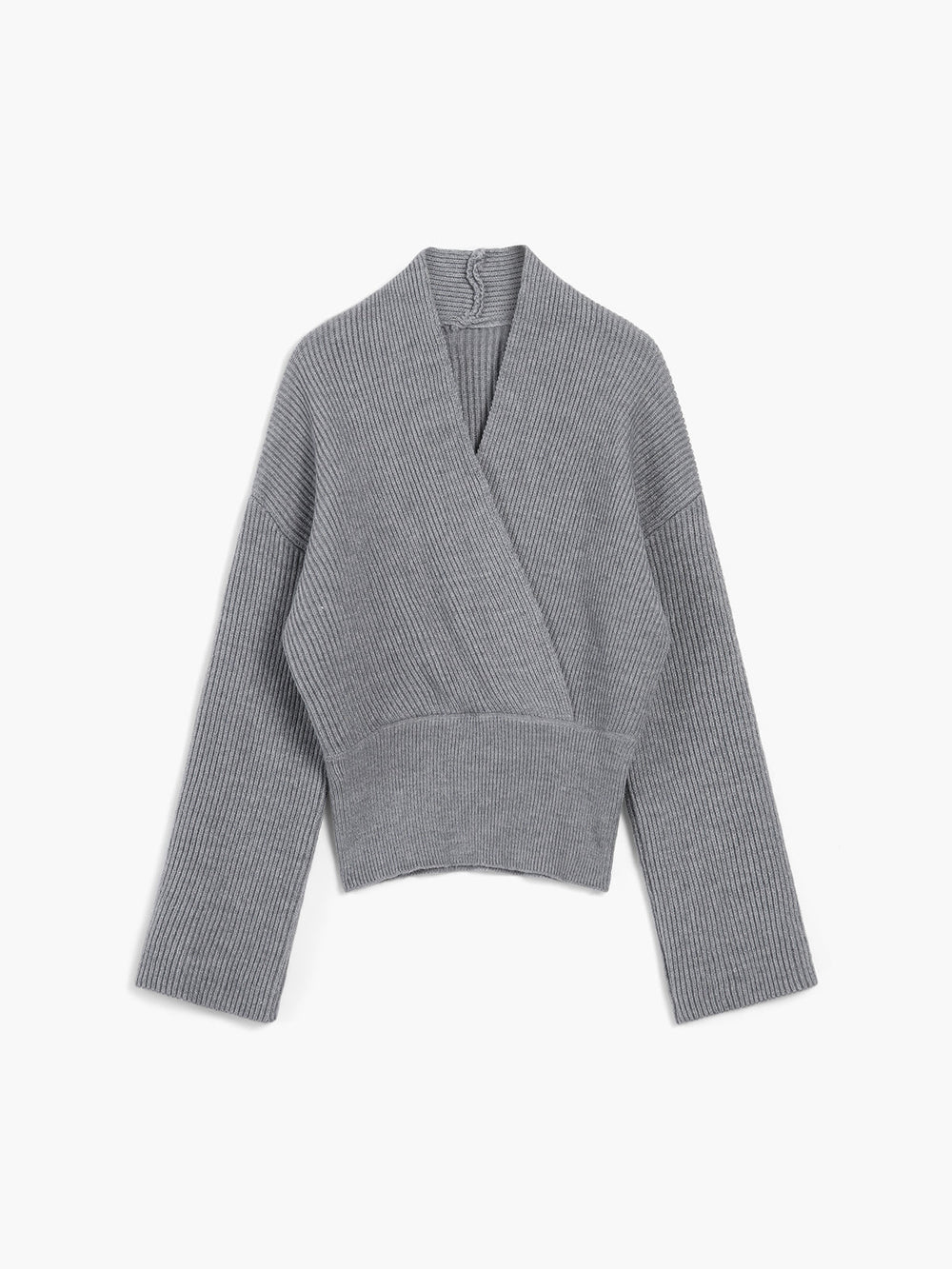 She’s Effortless Graceful Wrap Sweater Sweaters L