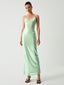 Triggered Sequin Open Trendy Back Long Dress Green / S Dresses