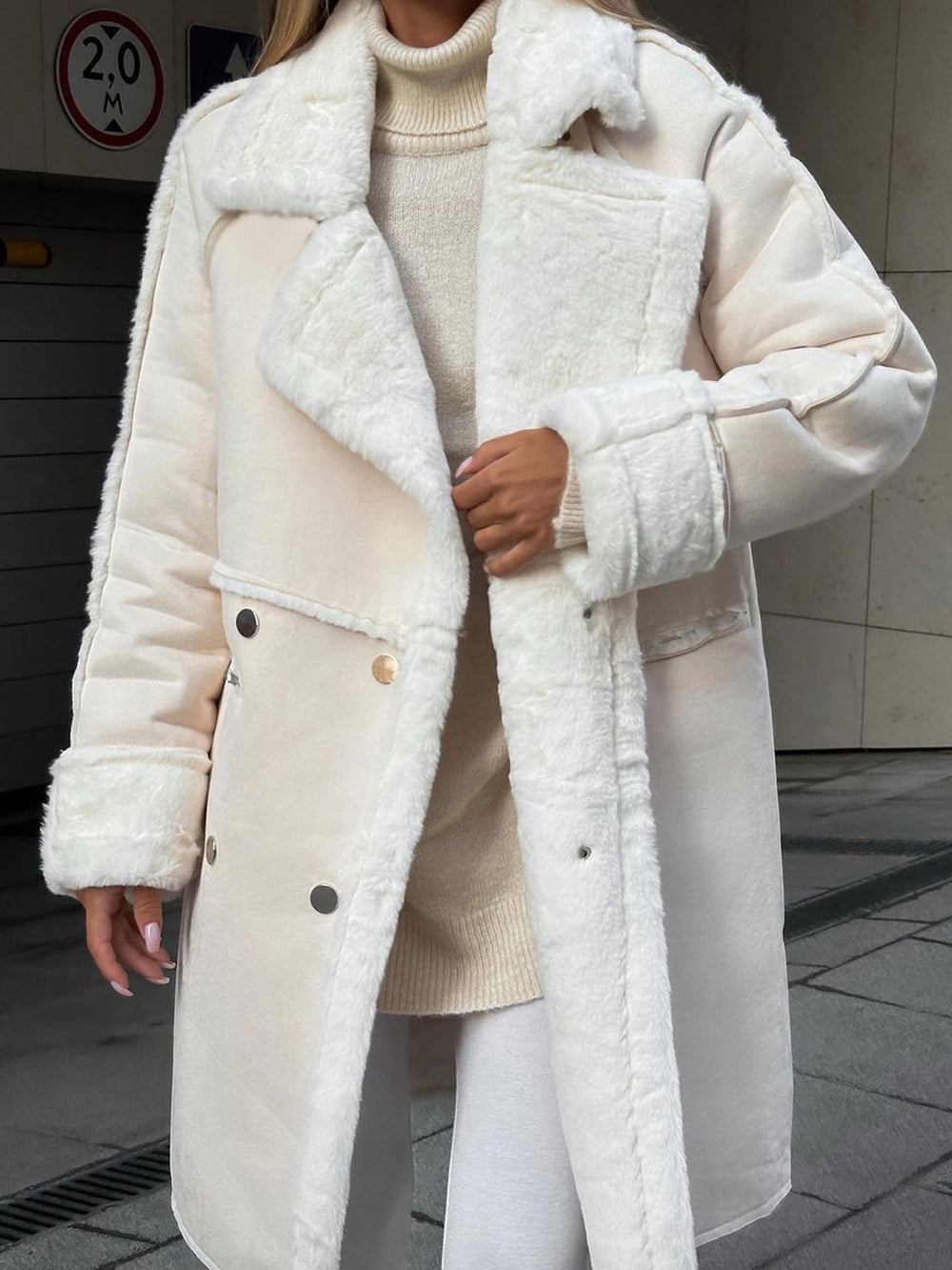 Warm Embrace Graceful Fleece Jacket Apricot / XS Fleece Jackets
