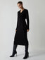Wrap Knit Two Trendy Piece Skirt Set Black / XS Skirt Sets