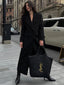 Tweed Charming Wool Coat Black / XS Wool Coats