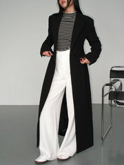 Collar Pocket Graceful Blazer Coat Blazers