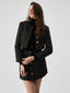 Sequined Button Graceful Short Blazer Black / XS Blazers