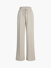 City Walk Graceful Wide Leg Sweatpants Apricot / XS Sweatpants