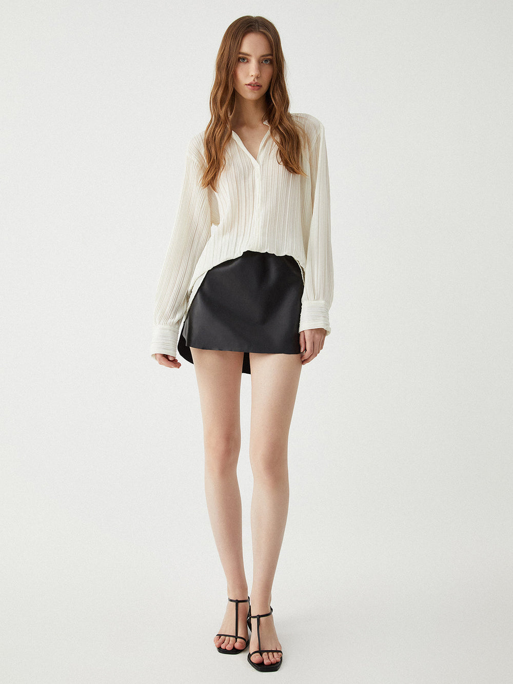 Button Up Graceful V neck Shirt Shirts