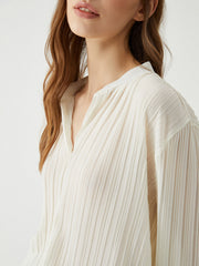 Button Up Graceful V neck Shirt Shirts