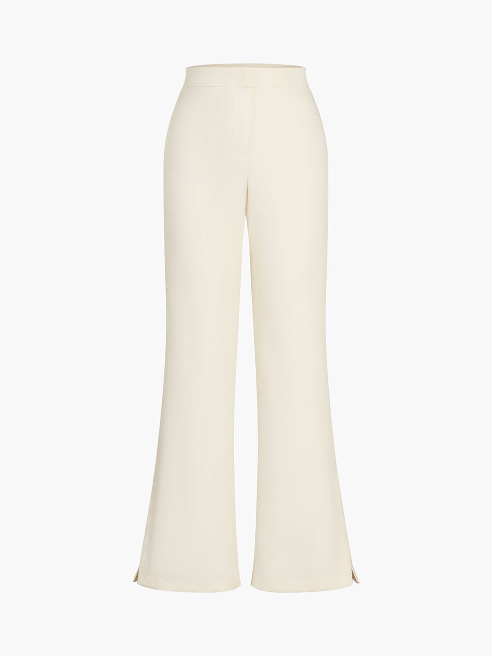 Solid Tube Top With Modern Wide Leg Pants Set Pant Sets