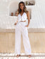Cotton Straight Graceful Leg Pants White / XS Pants