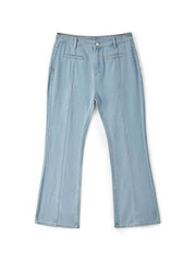 Back Star Patchwork Flare Jeans Flare Jeans