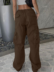 Washed Vintage Baggy Cargo Jeans Brown / XL Cargo Jeans