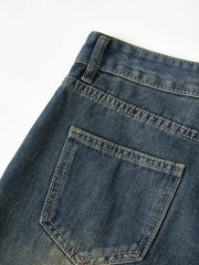 Vintage Blue Wash Boyfriend Jeans Boyfriend Jeans