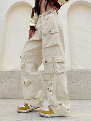 Multi Pockets Vintage Baggy Cargo Jeans Cargo Jeans