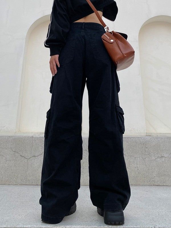 Multi Pockets Vintage Baggy Cargo Jeans Cargo Jeans