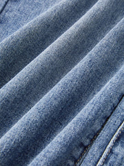 Pocket Design Blue Wash Boyfriend Jeans Boyfriend Jeans