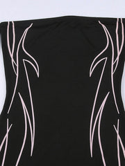 Off Shoulder Black Long Sleeve Mini Dress Mini Dresses
