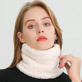 Cashmere Warm Color Ring Plush Thick Outdoor Sports Neckerchief Muffler Scarf Scarfs-L