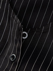 Pinstripe Detail Two Piece Set Two Piece Outfits