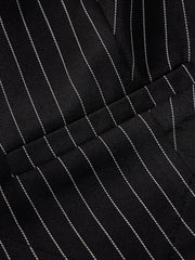Pinstripe Detail Two Piece Set Two Piece Outfits