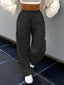 Pintuck Detail Straight Leg Pants Black / S Straight Leg Pants