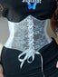 Patchwork Lace Corset Top White / ONE SIZE Corset Top
