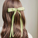 Sweet Solid Color Head Bow Headdress - Christmas Hair Accessory Accessories-L