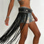 Y2K Punk Tassel Rivet Alloy Buckle Belt