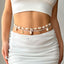 Boho Shell Beaded Elastic Waist Chain Set