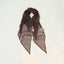 Brown Vintage Plaid Long Lightweight Neck Scarf