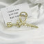 Premium Gold Silver Metallic Hair Claw