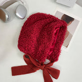 Oversized Tied Beanie Christmas Hat