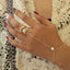 Retro Openwork Arrow Ring Finger Bracelet