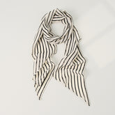 Striped Long Lightweight Sun Protection Scarf