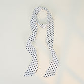 Polka Dot Elegant Long Thin Print Neck Scarf