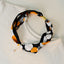 Pearl Magnetic Buckle Polka Dot Neck Scarf