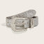Rhinestone Sequin Wide Denim Belt