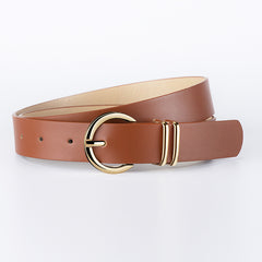 Minimal Double Ring Buckle Belt