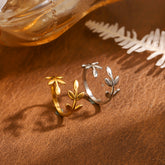 Titanium Steel Adjustable Open Vintage Ring