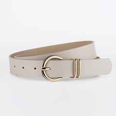 Minimal Double Ring Buckle Belt