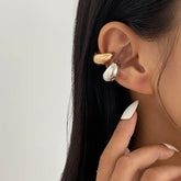 Abstract Spiral Cuff No Piercing Earrings